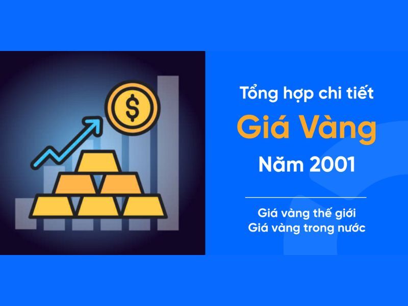 Giá vàng năm 2001: Lịch sử giá vàng năm 2001 & giá vàng năm 2001 bao nhiêu tiền 1 chỉ?