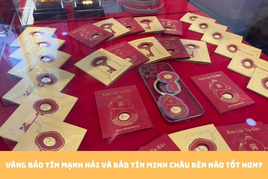 Vàng Bảo Tín Mạnh Hải và Bảo Tín Minh Châu bên nào tốt hơn? 