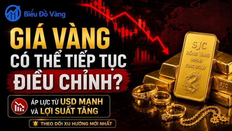 Giá vàng có thể tiếp tục điều chỉnh?